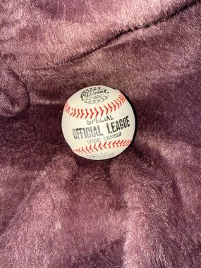 Vintage White & Red Baseball - Vintage